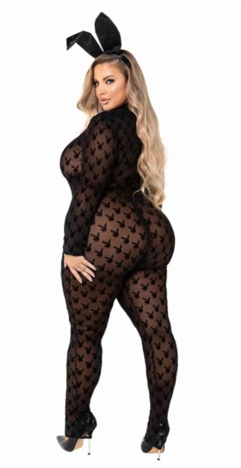 Playboy Lingerie zestaw 2-częściowy Bunny czarny z uszami Playboy Lingerie zestaw 2-częściowy Bunny czarny z uszami