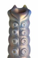 XR Brands Deep Invader silikonowy model tentacle z jajami, kolorowy XL