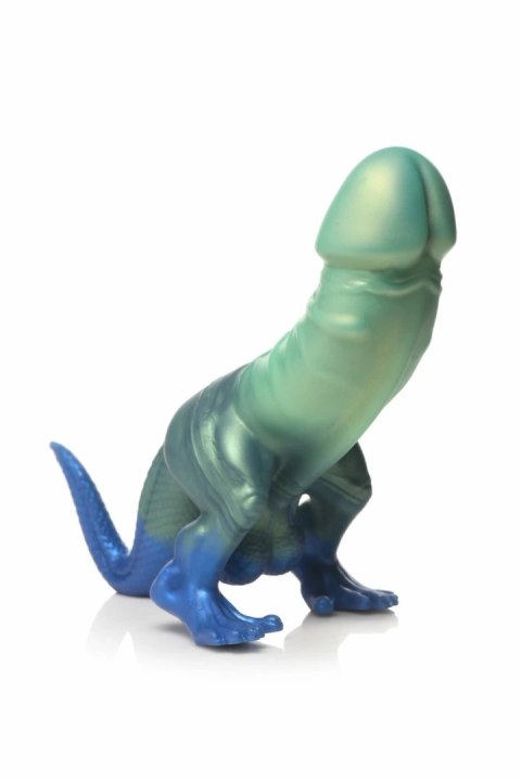 XR Brands Jurassic Model Dino Zielono-Niebieski - silikonowa forma ozdobna XR Brands Jurassic Model Dino Zielono-Niebieski - silikonowa forma ozdobna