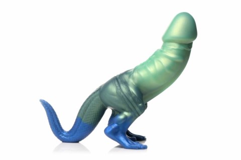 XR Brands Jurassic Model Dino Zielono-Niebieski - silikonowa forma ozdobna XR Brands Jurassic Model Dino Zielono-Niebieski - silikonowa forma ozdobna