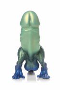 XR Brands Jurassic Model Dino Zielono-Niebieski - silikonowa forma ozdobna