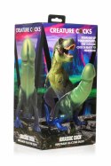 XR Brands Jurassic Model Dino Zielono-Niebieski - silikonowa forma ozdobna