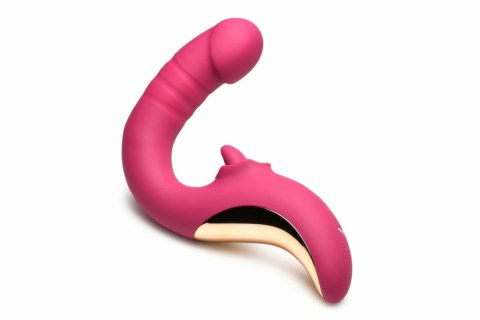 XR Brands Tease & Please Pink - Model z funkcją ruchu i stymulacji języczkiem XR Brands Tease & Please Pink - Model z funkcją ruchu i stymulacji języczkiem