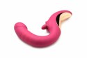 XR Brands Tease & Please Pink - Model z funkcją ruchu i stymulacji języczkiem