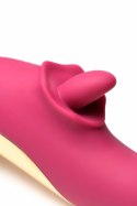XR Brands Tease & Please Pink - Model z funkcją ruchu i stymulacji języczkiem