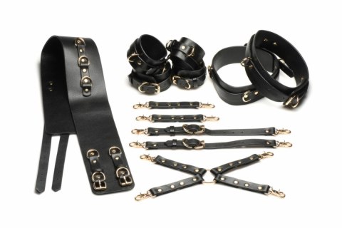 XR Brands Temptress Zestaw Uprzęży Uda i Nadgarstkow Czarny Vegan XR Brands Temptress Zestaw Uprzęży Uda i Nadgarstkow Czarny Vegan