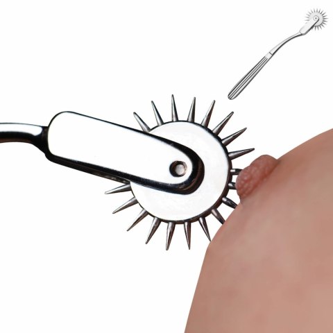 XR Brands Wartenberg Wheel Silver - precyzyjne narzędzie do stymulacji skory XR Brands Wartenberg Wheel Silver - precyzyjne narzędzie do stymulacji skory
