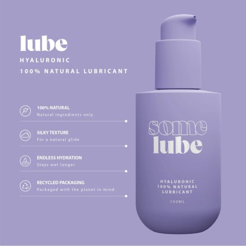 SOME Hyaluronic Lubricant 100ml - Nawilżający żel na bazie wody SOME Hyaluronic Lubricant 100ml - Nawilżający żel na bazie wody