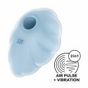 Satisfyer Cloud Dancer Blue - wielofunkcyjny model z falami powietrznymi