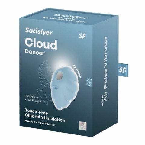 Satisfyer Cloud Dancer Blue - wielofunkcyjny model z falami powietrznymi Satisfyer Cloud Dancer Blue - wielofunkcyjny model z falami powietrznymi