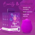 Skins Rose Buddies The Rose Twirlz - kompaktowy wibrator pulsacyjny USB