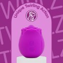 Skins Rose Buddies The Rose Twirlz - kompaktowy wibrator pulsacyjny USB