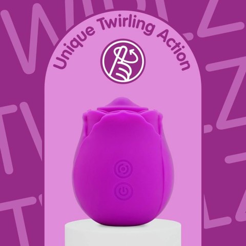 Skins Rose Buddies The Rose Twirlz - kompaktowy wibrator pulsacyjny USB Skins Rose Buddies The Rose Twirlz - kompaktowy wibrator pulsacyjny USB