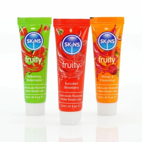 Skins Zestaw Mini Lubrykantow Vital & Fruity 6x12ml Mix Owocowy Skins Zestaw Mini Lubrykantow Vital & Fruity 6x12ml Mix Owocowy