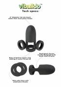 Viballdo Viballdo™ Black - System wibrujący, dłuższy, regulowany rozmiar