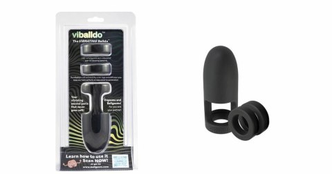 Viballdo Viballdo™ Black - System wibrujący, dłuższy, regulowany rozmiar Viballdo Viballdo™ Black - System wibrujący, dłuższy, regulowany rozmiar